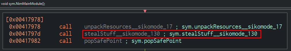 NimMainModule Function